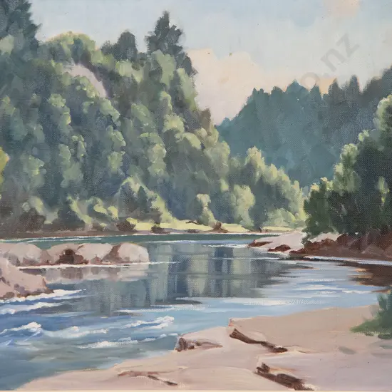 E B Lattey - Waikato River