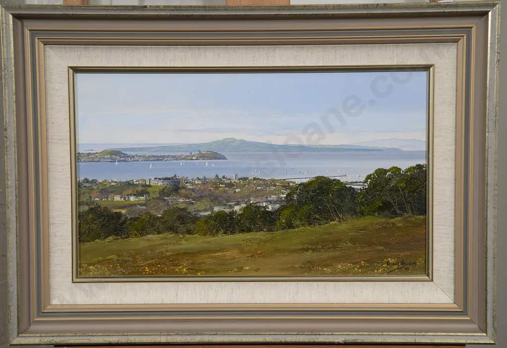 Peter Wallers - Overlooking Auckland from Mt Eden Image 1++
