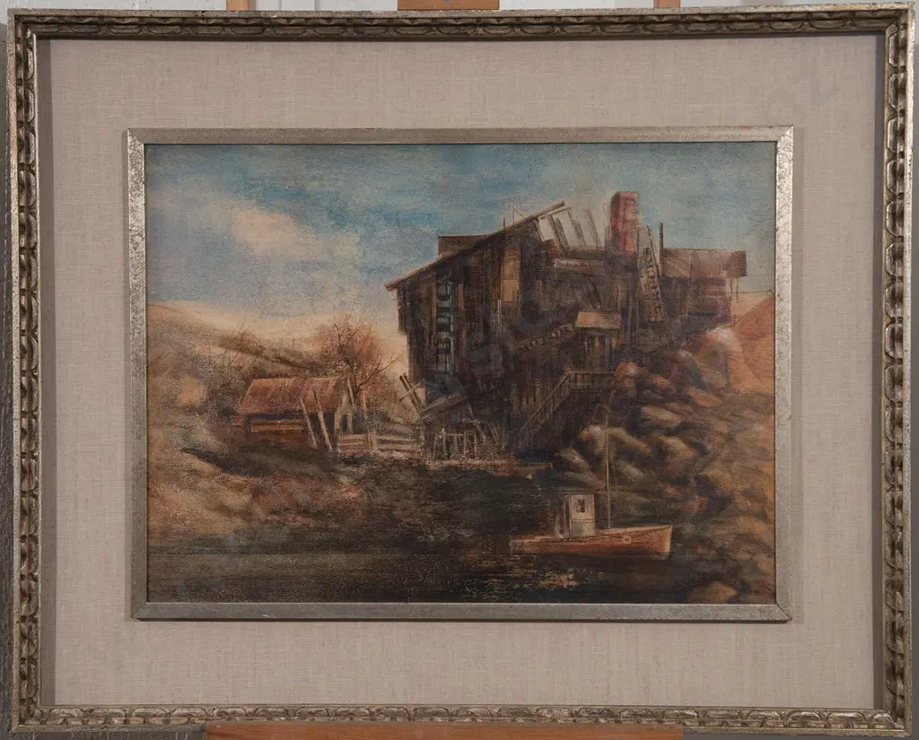 Franklin Bates (American) - At the Dock Image 1++