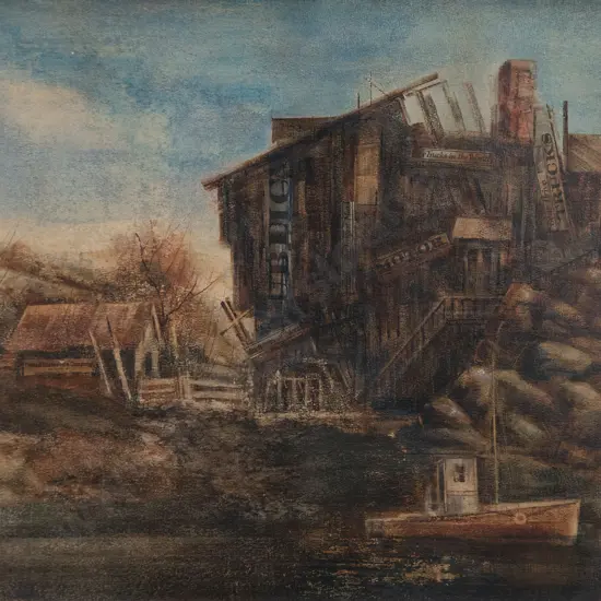 Franklin Bates (American) - At the Dock