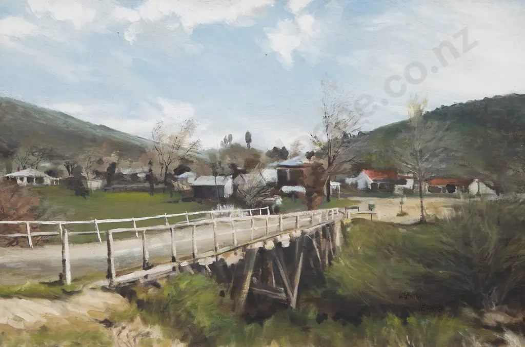 Les Finch - Yackandandah from Myrtleford Road Image 1++
