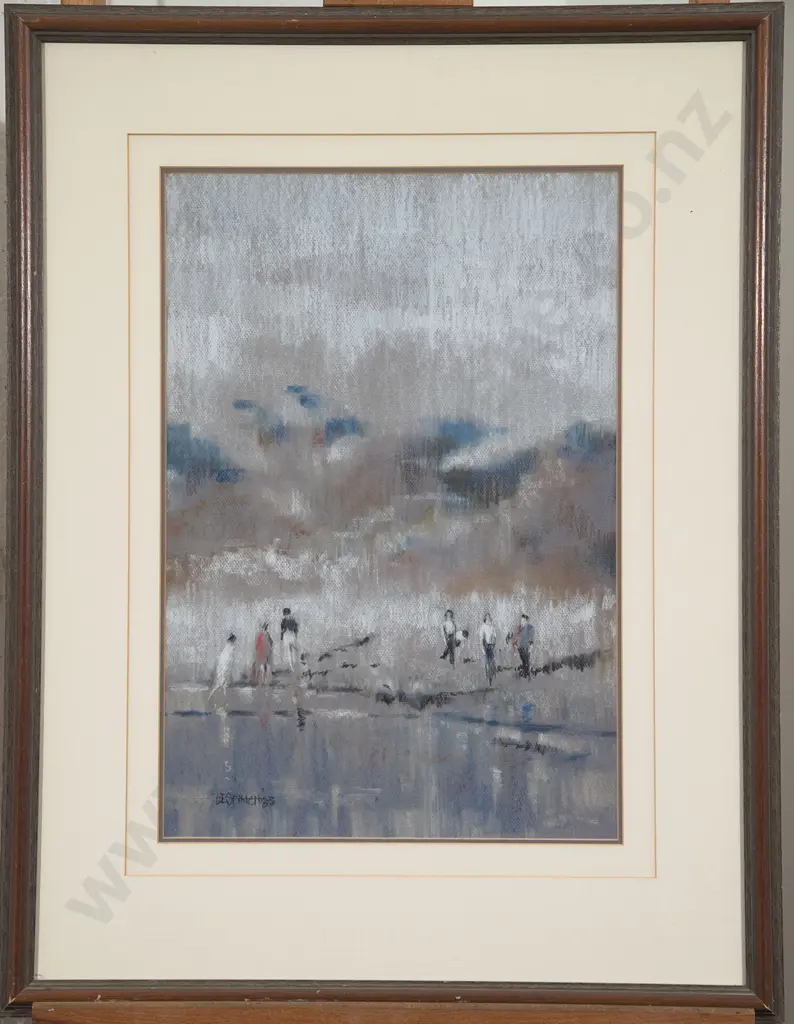 Les Finch - Beach Scene at Ocean Grove Image 1++