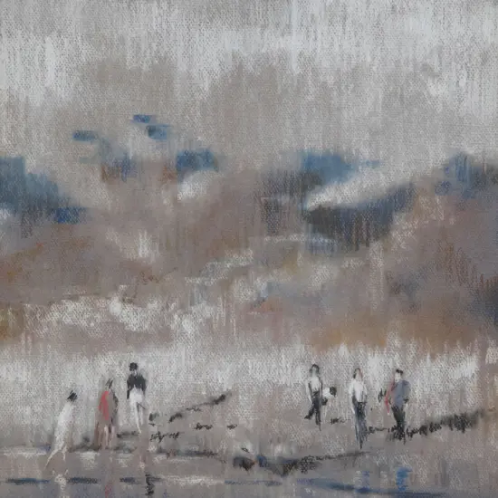 Les Finch - Beach Scene at Ocean Grove