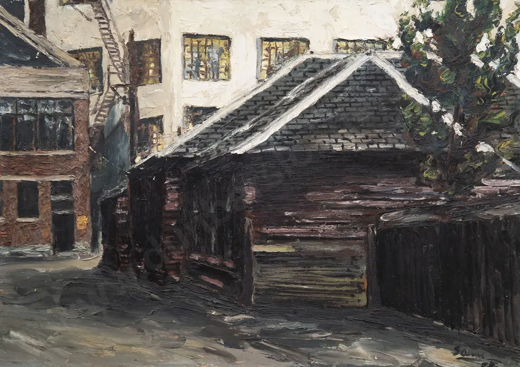 Sam Cairncross (1913-76) - Bethune & Hunter Building Old Bond Street Image 1++