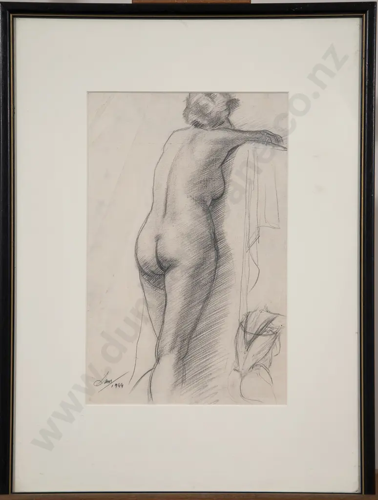 Sam Cairncross (1913-76) - Two Female Nude Studies Image 1++
