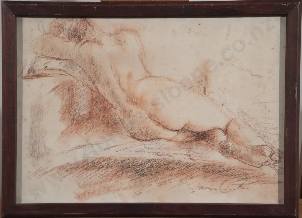 Sam Cairncross (1913-76) - Two Female Nude Studies Image 1++