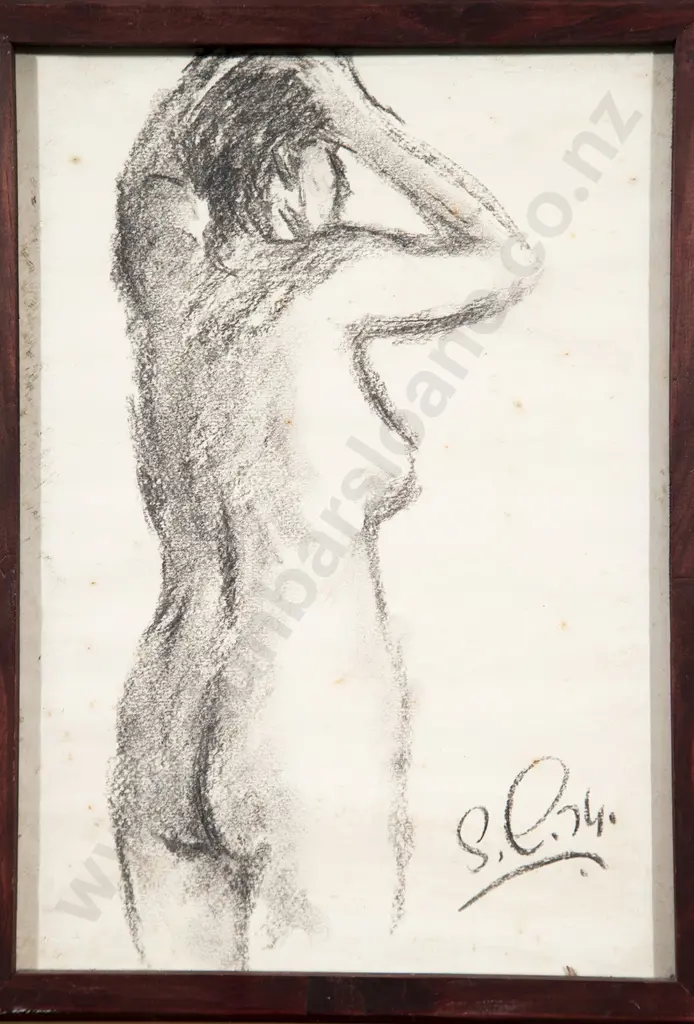 Sam Cairncross (1913-76) - Two Female Nude Studies Image 1++