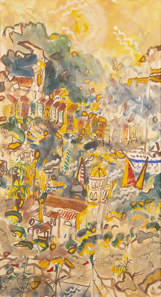 Peter O'Hagan - The Vice President as She Sails into Portofino Image 1++