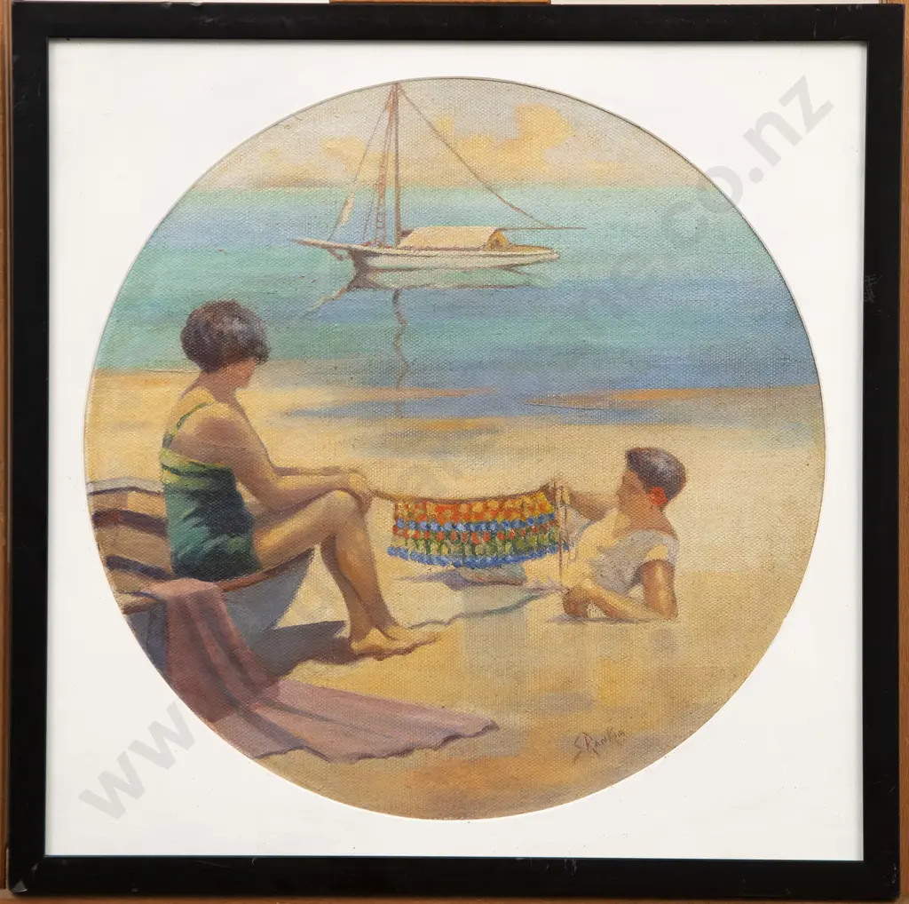 S Rankin - 1930s Beach Scene Image 1++
