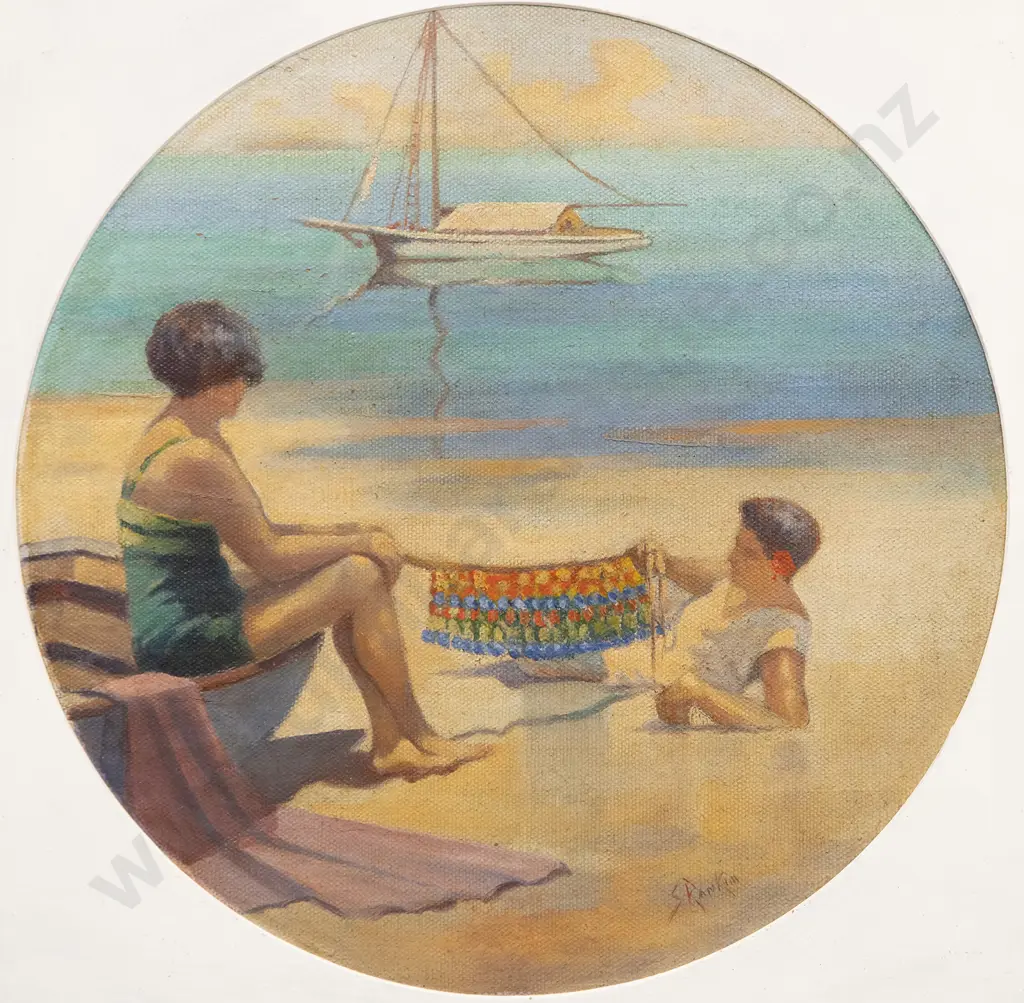 S Rankin - 1930s Beach Scene Image 1++