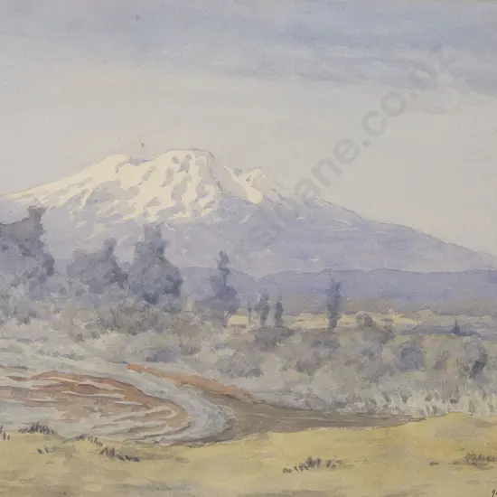 John L Moore - Ruapehu from Raetihi