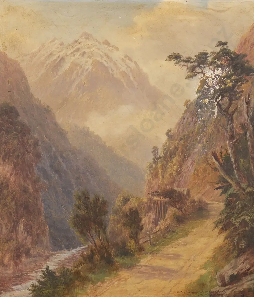 L W Wilson - Otira Gorge West Coast Road Image 1++