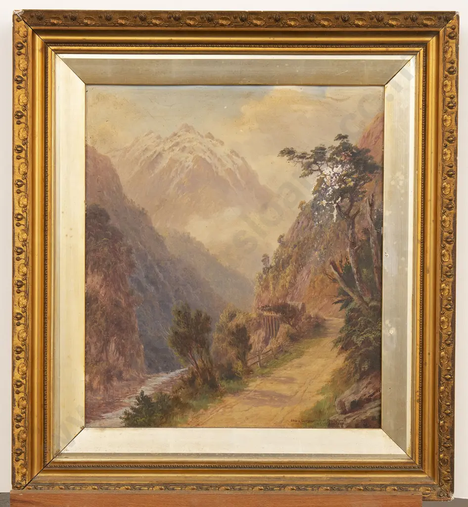 L W Wilson - Otira Gorge West Coast Road Image 1++