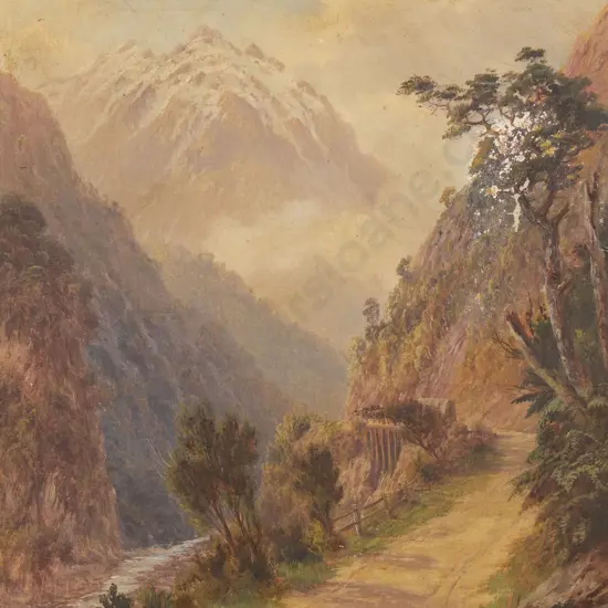 L W Wilson - Otira Gorge West Coast Road