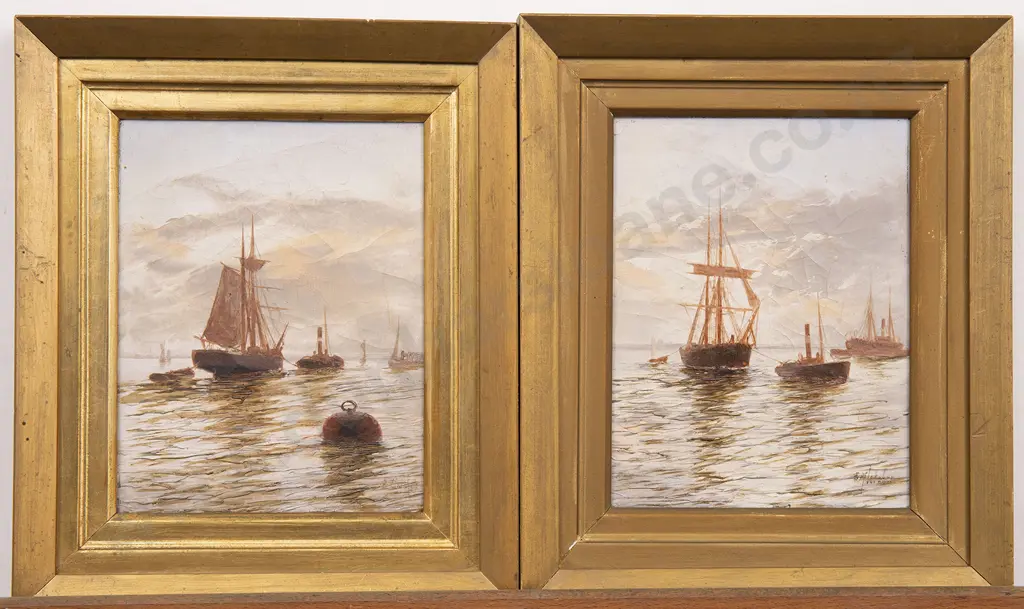 Attributed B Fletcher - Pair Marine Studies Image 1++