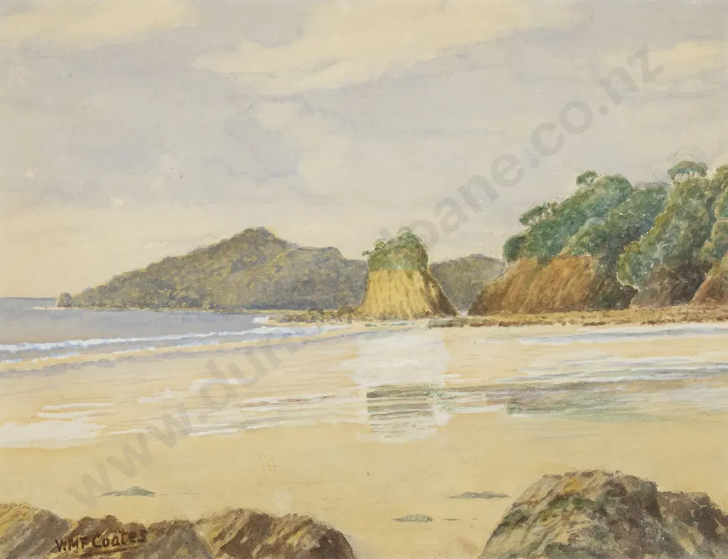 A Sinclair with W Coates & Other Watercolour (3) Image 1++