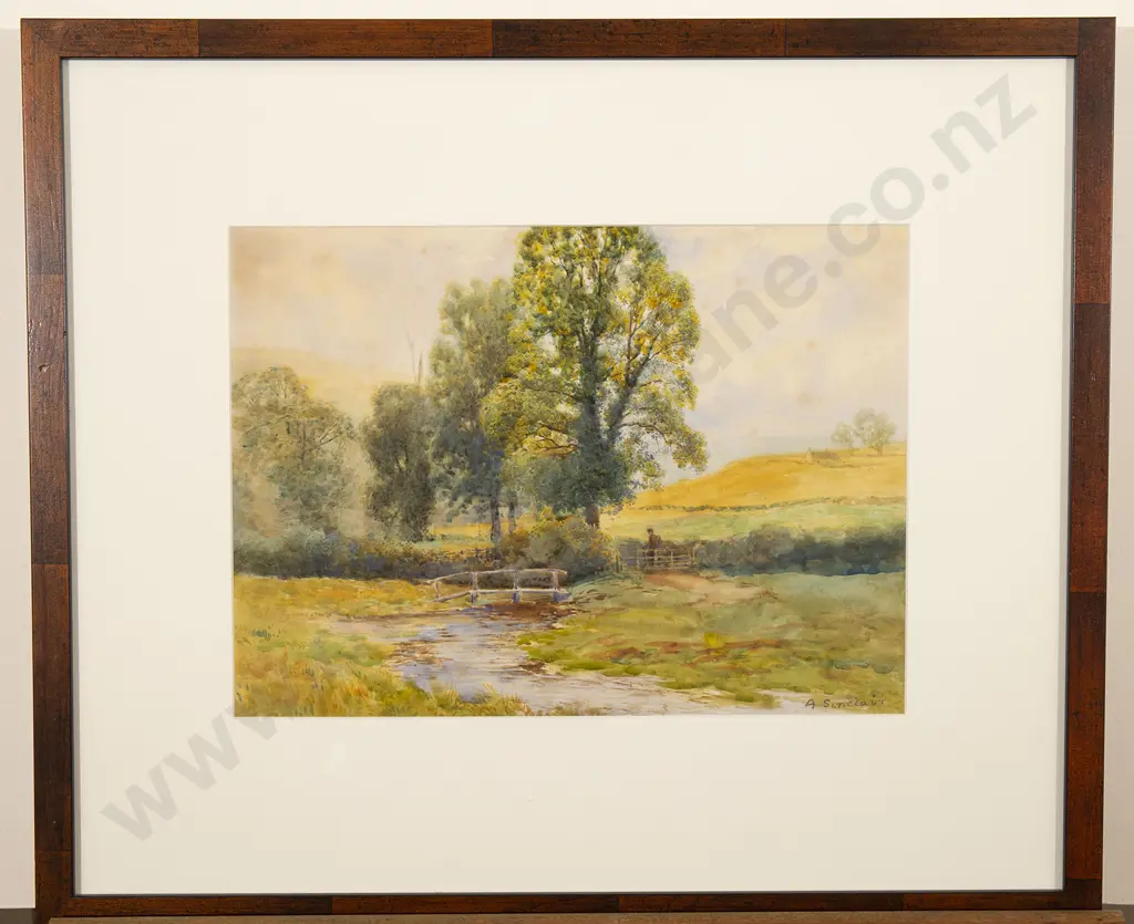 A Sinclair with W Coates & Other Watercolour (3) Image 1++