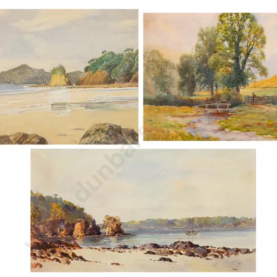 A Sinclair with W Coates & Other Watercolour (3)