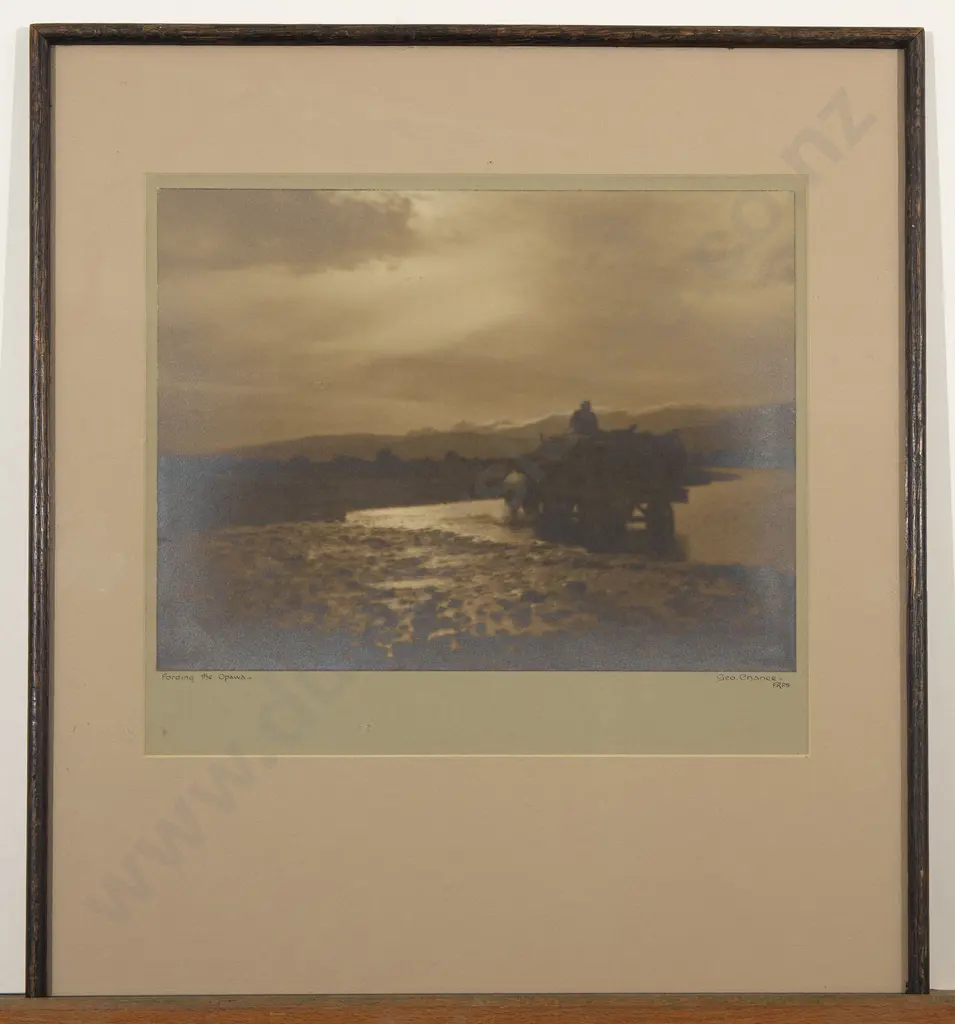 George Chance - Fording the Opawa Image 1++