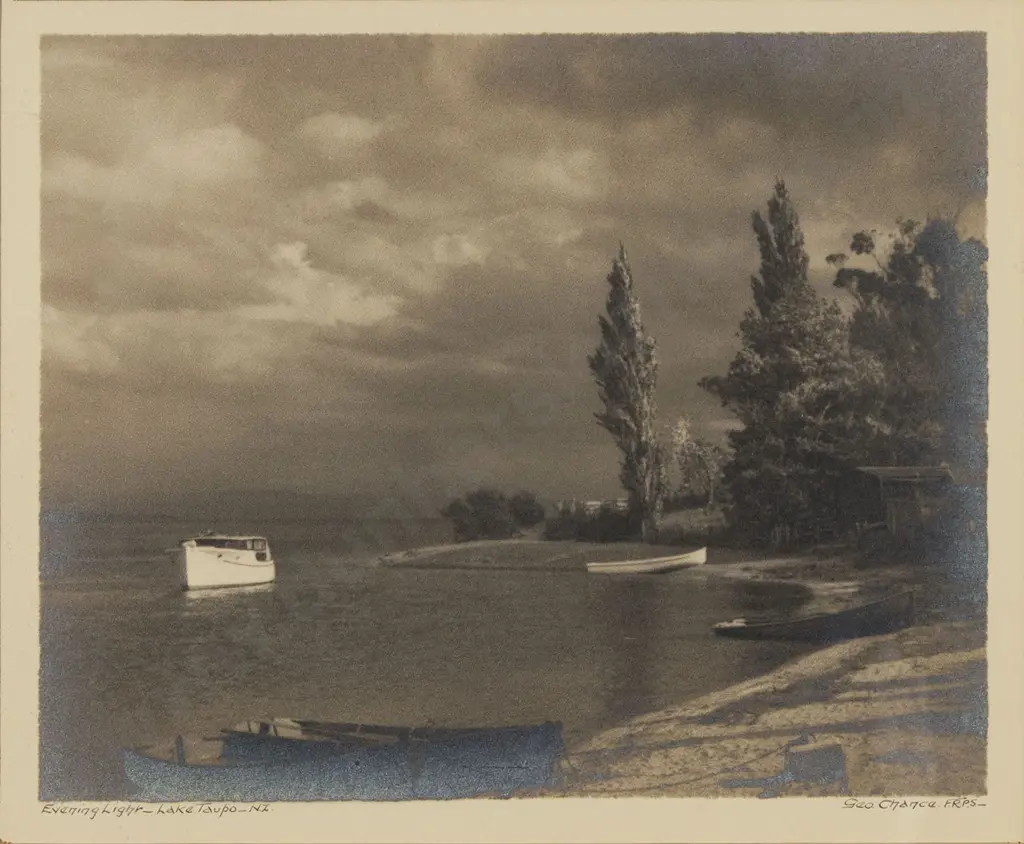 George Chance - Evening Light at Lake Taupo NZ Image 1++