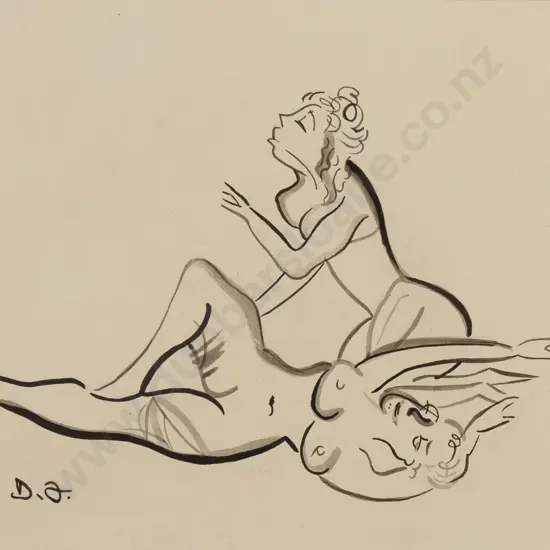 Donald Friend (Australian) - Untitled (Nudes)