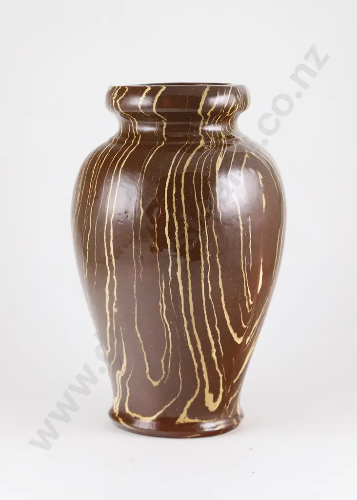 Amalgamated Brick & Pipe Co. Ltd Solid Agate Ware Baluster Vase Image 1++