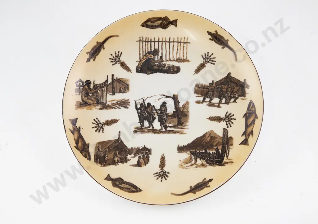 NZ Souvenir Plate Image 1++