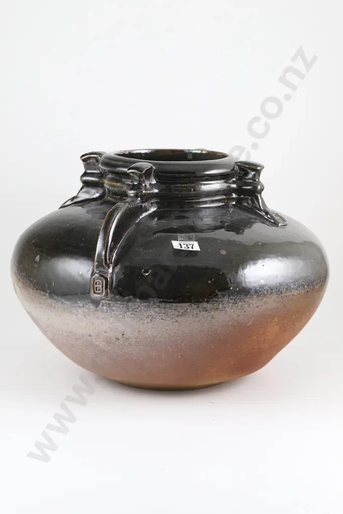 Fern Flat Potteries (Rod & Margy Davis) Large Floor Pot Image 1++