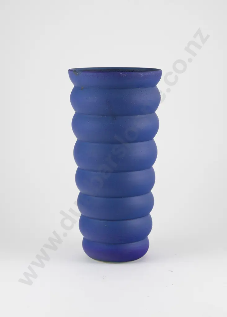 Peter Collis Ribbed Tapering Vase Image 1++