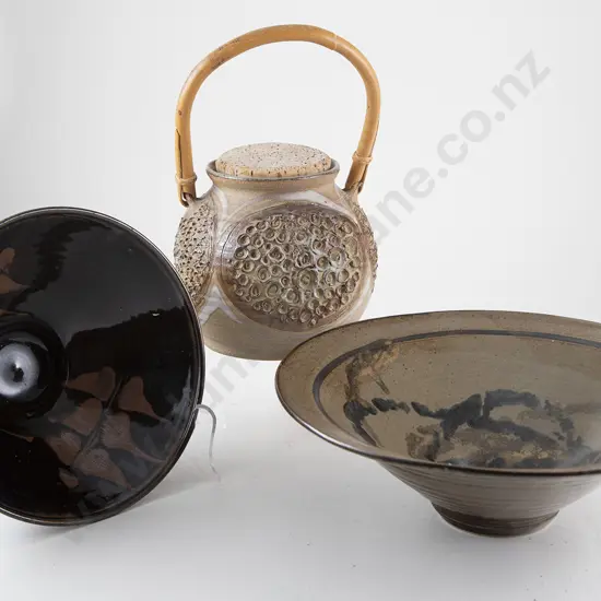 Three Various NZ Pottery Pieces