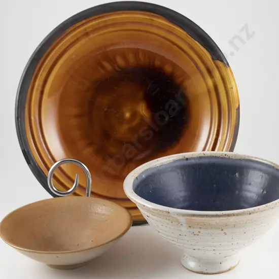 Three Various NZ Pottery Bowls