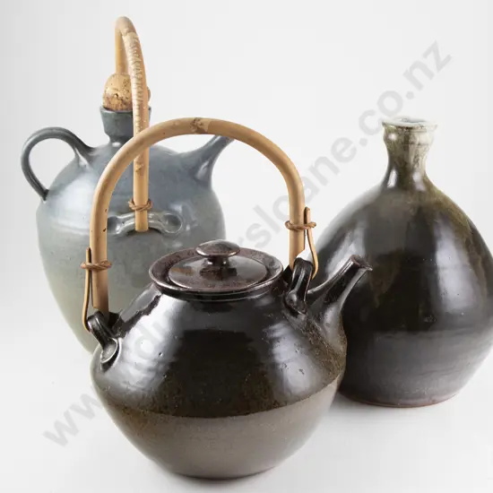 Three Various NZ Pottery Pieces