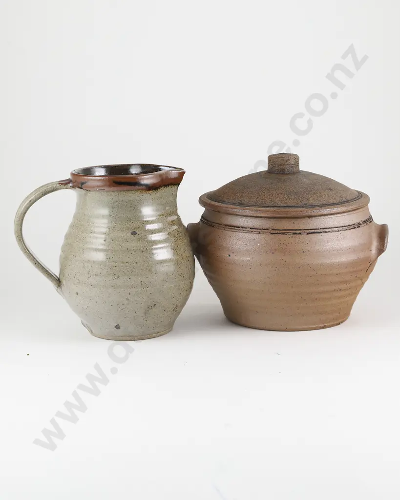 St Ives Lidded Casserole & Other Jug Image 1++