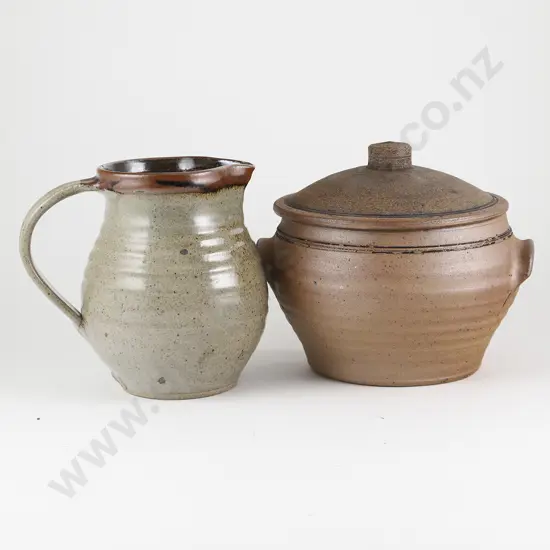 St Ives Lidded Casserole & Other Jug