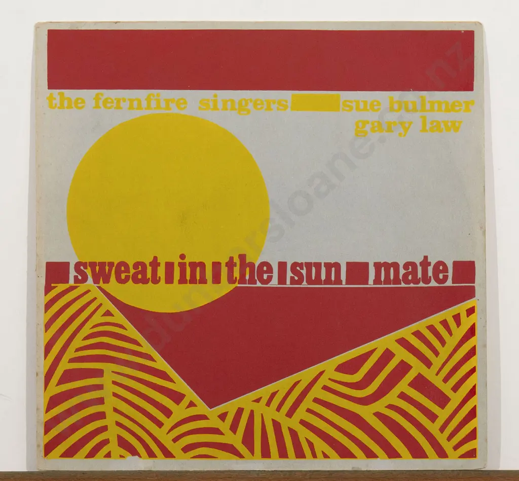 Robin White - 'Sweat in the sun mate' the Fernfire Singers (Sue Bulmer & Gary Law) LP cover Image 1++