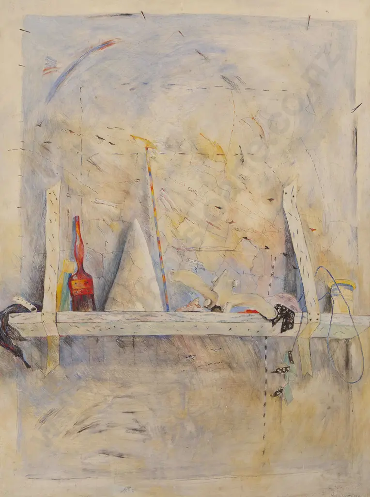 Maria Olsen - Untitled (Still Life on Shelf) Image 1++