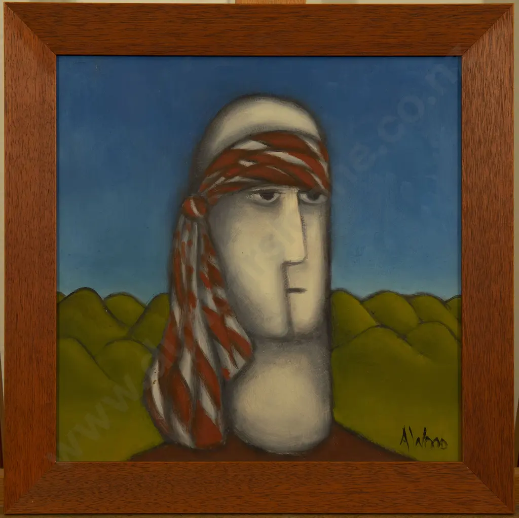 Agnes Wood - Man Wearing a Scarf Image 1++