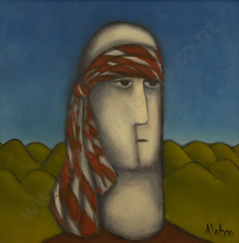 Agnes Wood - Man Wearing a Scarf Image 1++