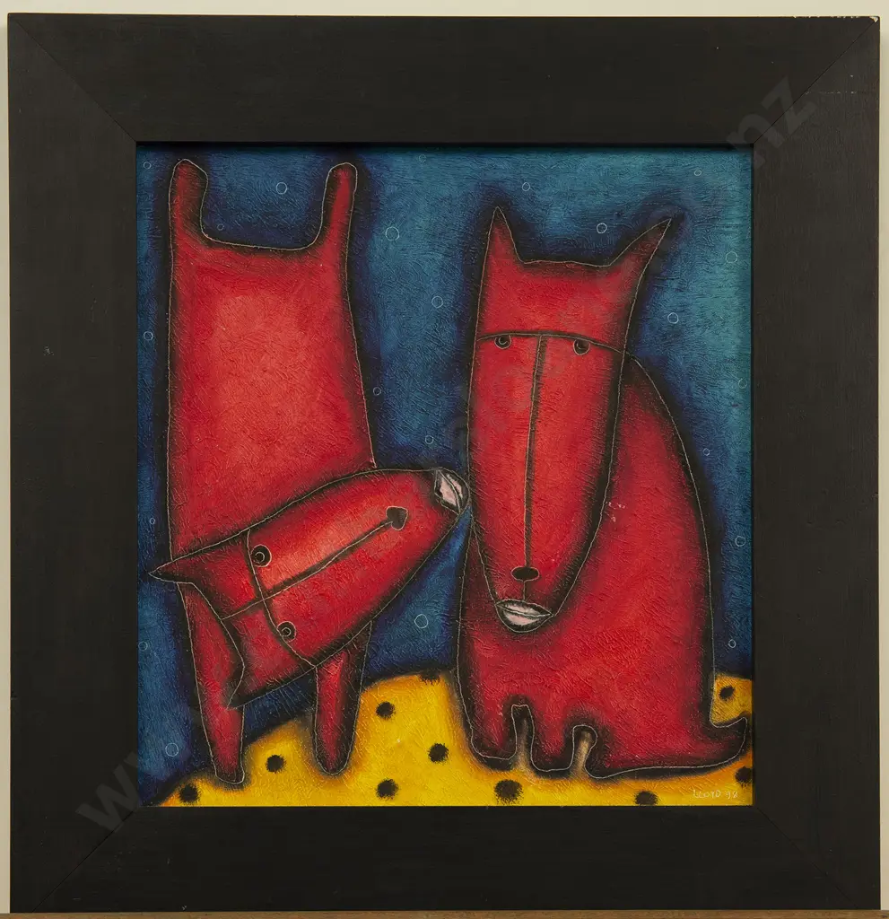 Lloyd Harwood - 'Then there were three' & 'Two Red Dogs' (2) Image 1++