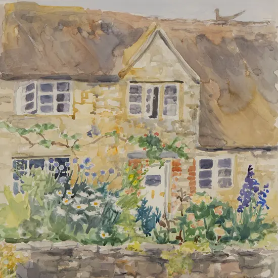 Vivian Manthel - Cottage in Teffont Wiltshire