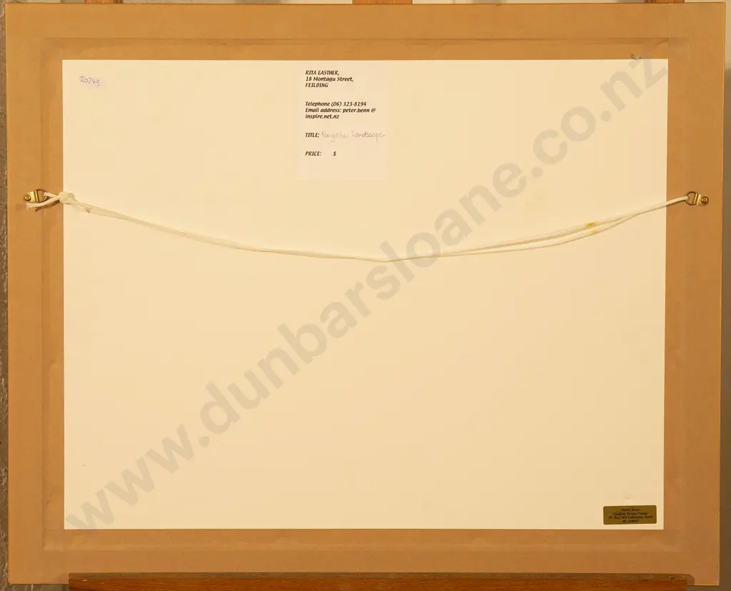 Rita Easther - Rangitikei Landscape Image 1++