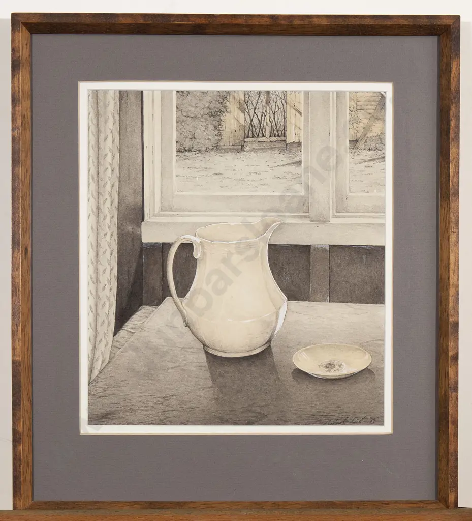 Michael Dell - Still Life with White Jug & Saucer Image 1++