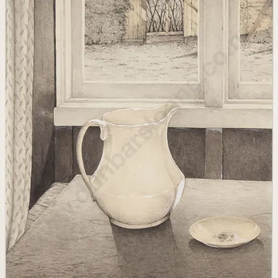 Michael Dell - Still Life with White Jug & Saucer