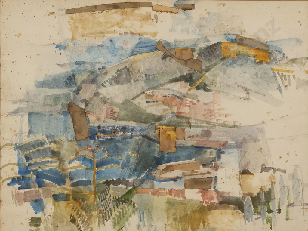 Paul Olds - Two Abstracted Landscapes Image 1++