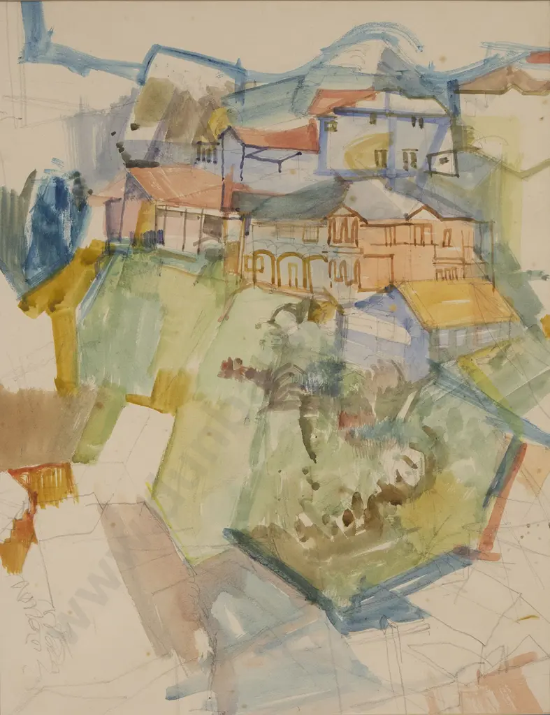 Paul Olds - Two Abstracted Landscapes Image 1++