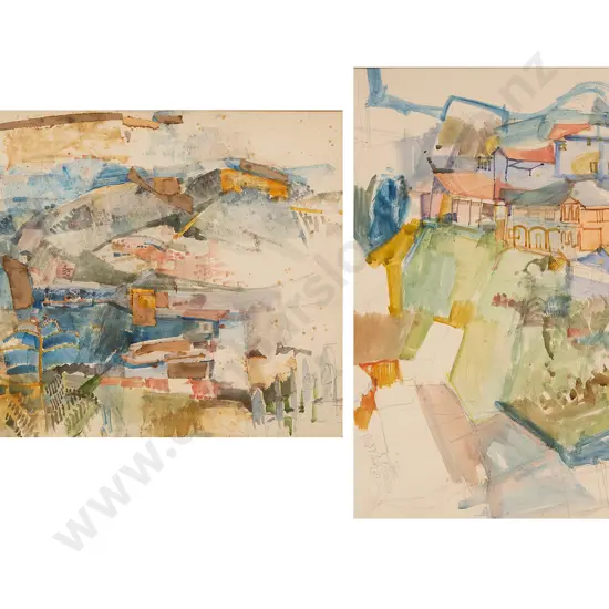 Paul Olds - Two Abstracted Landscapes