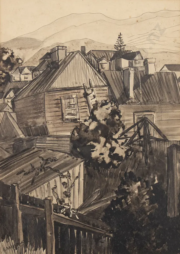 Two E A Michalick Watercolours Image 1++