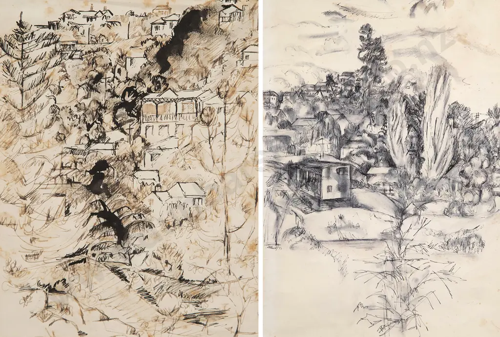 Janet Elaine Paul - Two Ink Sketches Image 1++