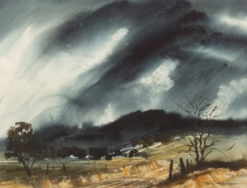 Jack McDonough (Australian) - Storm Clouds near Bathurst NSW Image 1++