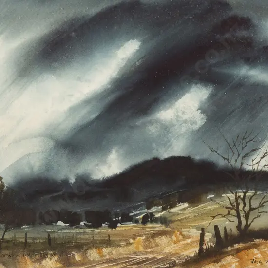 Jack McDonough (Australian) - Storm Clouds near Bathurst NSW